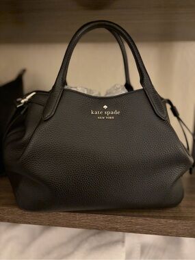 kate spade dumpling medium/large Black Leather Satchel